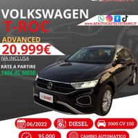 Volkswagen T-Roc 2.0 TDI SCR 150 CV DSG Advanced B