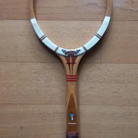 Racchetta da tennis vintage in legno Dunlop