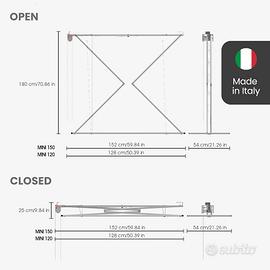 Foxydri stendino verticale nuovo