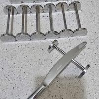 Set 12 Poggia Coltelli in Acciaio Inox