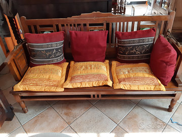 Altalena etnica indiana in teak