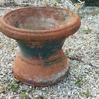 Antico Porta Vaso Sottovaso in Terracotta H38 L47
