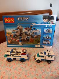 costruzioni con mattoncini Cogo City Police