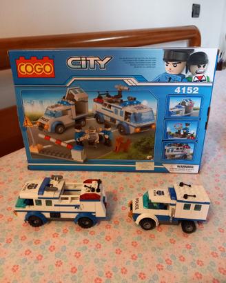 costruzioni con mattoncini Cogo City Police