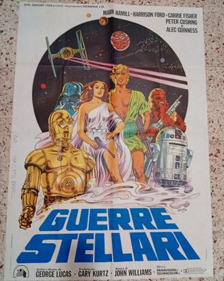 Manifesto cm 100x140  GUERRE STELLARI, 1° ediz