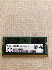 32gb ram ddr5 pc5 x3 sk hynix4800 memoria sodimm