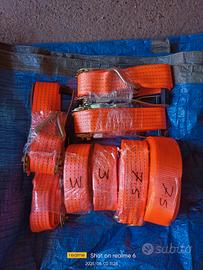 4 cinghie con cricchetto