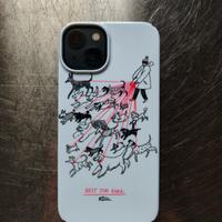 Cover iPhone 13 nuova - bianca, cani