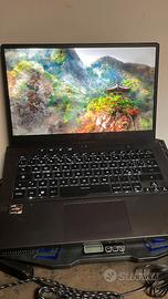 Notebook Gaming + supporto con ventole