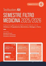 KIT TESTBUSTERS MEDICINA 2026 - Nuova Edizione 