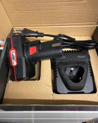 Batteria 4ah + Caricabatterie 12v Parkside NUOVI