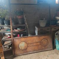 Cancello in ferro battuto a due ante