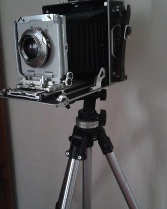 Fotocamera inglese folding 4x5