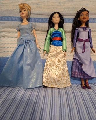 Set di 3 Bambole Fashion – Stile Principesse Disne