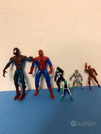 Lotto 6 personaggi Spider-Man Marvel