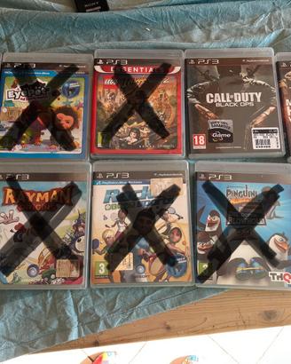 LOTTO DI GIOCHI PS3(e uno psp), disponibili