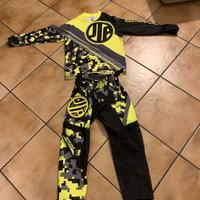 tuta motocross bambino 8-10 