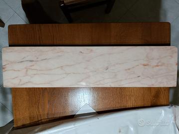 2 MENSOLE IN MARMO PER TERMOSIFONI O DAVANZALI