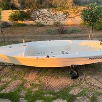 Barca a vela 4,20 m con vele e albero