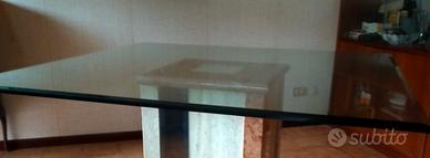 Top di vetro temperato spesso 2 cm 120x120
