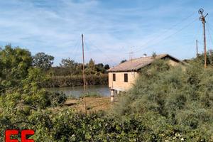 Capanna da pesca a Marina Romea sul Lamone (RA)