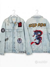 Giacca di jeans vintage bershka