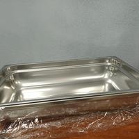 Bacinelle Gastronorm GN 1/1 in acciaio inox – 2 Pz