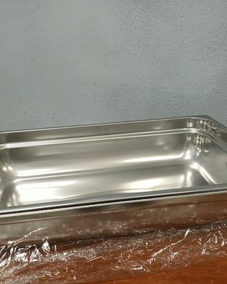 Bacinelle Gastronorm GN 1/1 in acciaio inox – 2 Pz