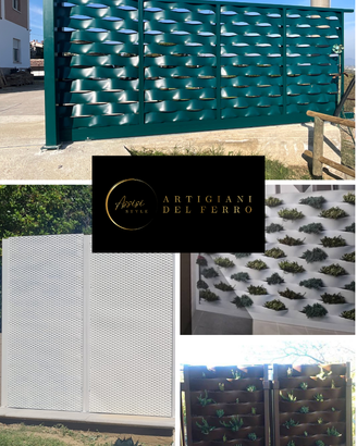 Reti in ferro o alluminio per cancelli, recinzioni