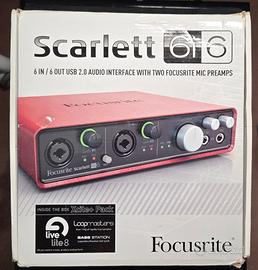 Focusrite Scarlett 6i6 1st Gen – Interfaccia Audio