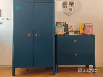 armadio e cassettiera camera bambini