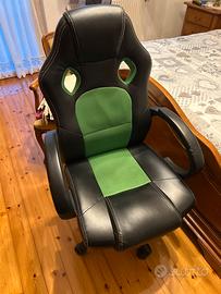 Sedia Gaming da Ufficio in pelle