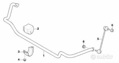 Barre Anti rollio ANT+POST BMW Z4 e85 e86 M sport