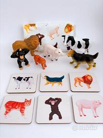 Abbinamento animali Montessori Tier-Lovevery