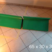 coppia mensole kartell col. verde