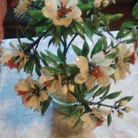 Pianta in vetro soffiato