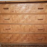 Cassettiera di vimini