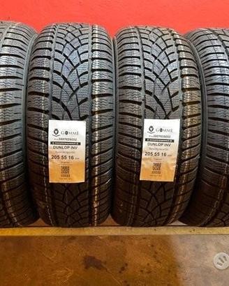 4 gomme 205 55 16 dunlop inv a3520