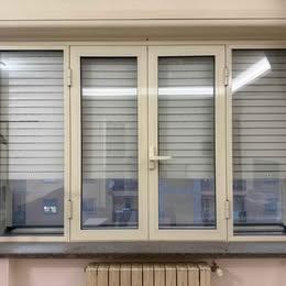 Stock 7 Infissi Alluminio Bianco balconi finestre