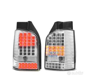 FARI LED PER VOLKSWAGEN VW T5 03-09 CROMATI LED