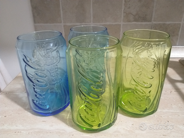 Bicchieri lattina coca cola nuovi