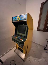 Cabinato modificato con giochi anni 80