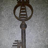 Chiave ferro battuto anni'50 bottega Berto Cogollo