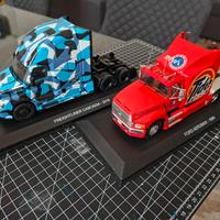 Coppia modellini camion americani 1/43