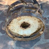 Ruote in ferro alte 42 cm per motocoltivatore