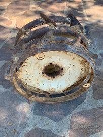 Ruote in ferro alte 42 cm per motocoltivatore