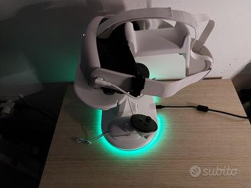 Dock di Ricarica Compatibile con Meta Quest 3/3S/2
