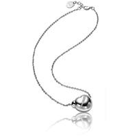 Collana BREIL BLOOM acciaio e brillantini Cuore