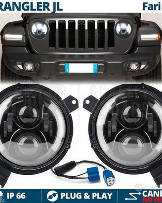 FARI Anteriori FULL LED Per JEEP WRANGLER JL Angel