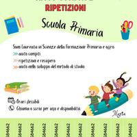 Ripetizioni e aiuto compiti scuola primaria